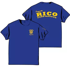 Rico Fire Supporter T Blue